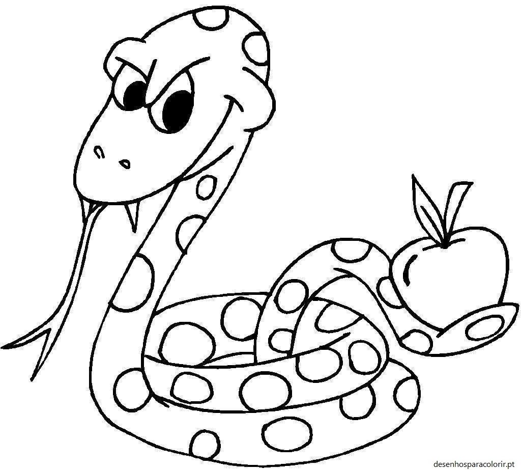 Desenhos de cobras para colorir e imprimir 09